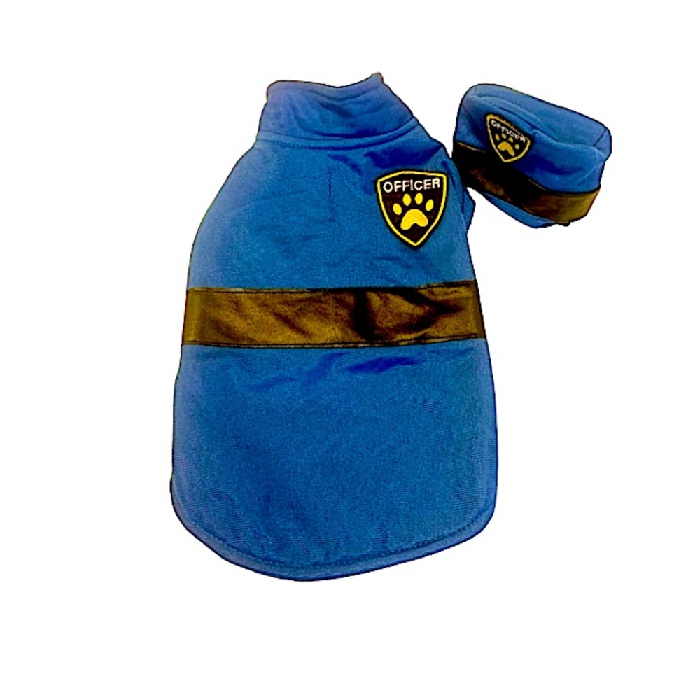 Halloween Pet Dog Pre-Owned Rubies Paw Patrol Blue & Black Police Costum…